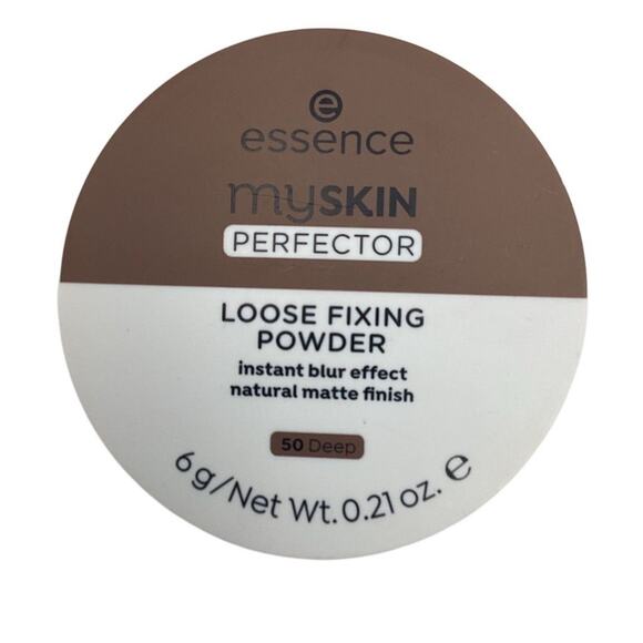Essence My Skin Perfector Loose Fixing Powder 50 Deep Matte Finish 6g pack 3 - Picture 3 of 7